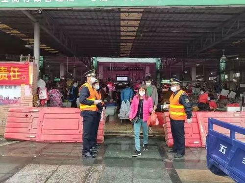 測體溫、戴口罩、限制出入口 西樵鎮農貿市場防疫升級，食安無死角
